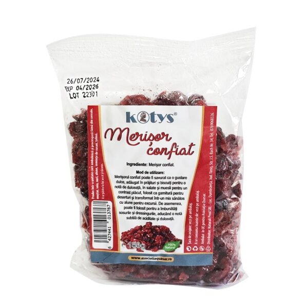 Merișor confiat 150g Kotys