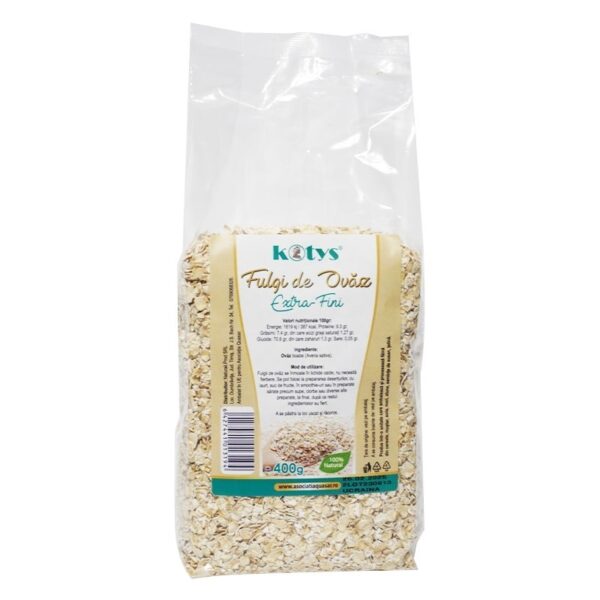Fulgi de ovăz extra fini 400g Kotys