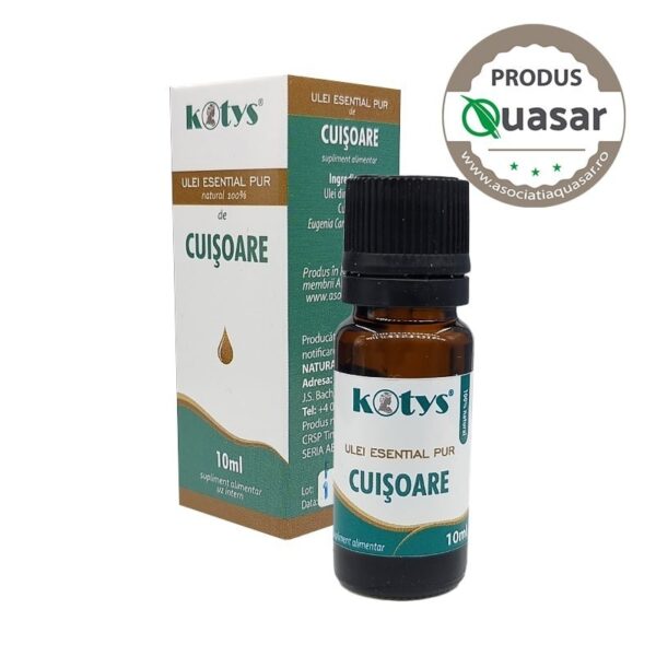 Ulei de cuișoare pur pentru uz intern 10ml Kotys