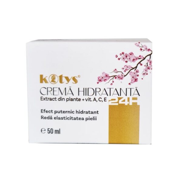 Cremă hidratantă cu extracte din plante, vitaminele A, C si E 50ml Kotys