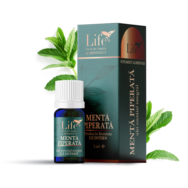 MENTĂ PIPERATĂ – ulei esențial integral – 5 ml LIFE