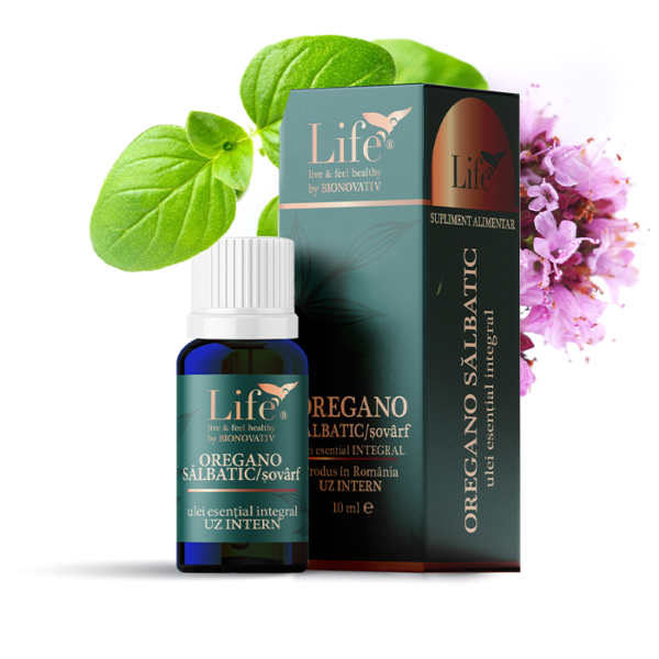OREGANO SĂLBATIC/șovârf – ulei esențial integral – 10 ml LIFE