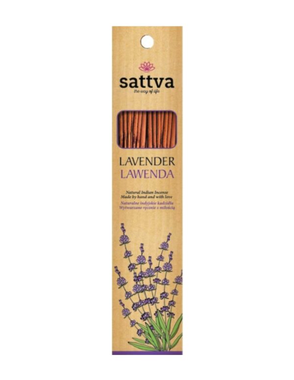 Betisoare parfumate cu Lavanda 30g  Sattva Ayurveda