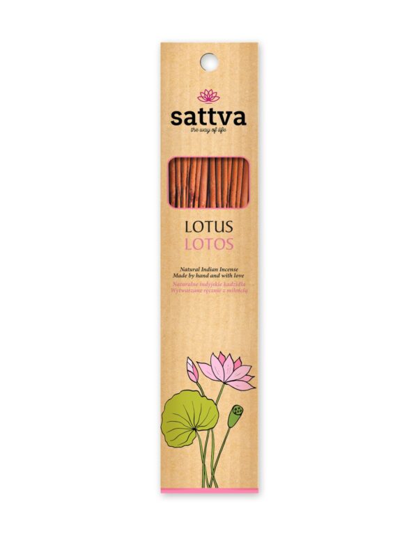 Betisoare parfumate cu Lotus 30g  Sattva Ayurveda