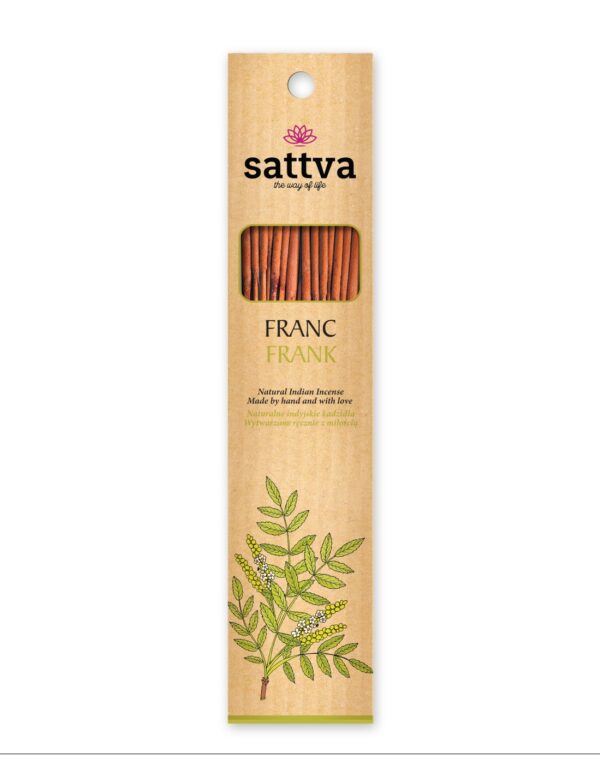 Bețișoare parfumate cu Tămâie 30g Sattva Ayurveda
